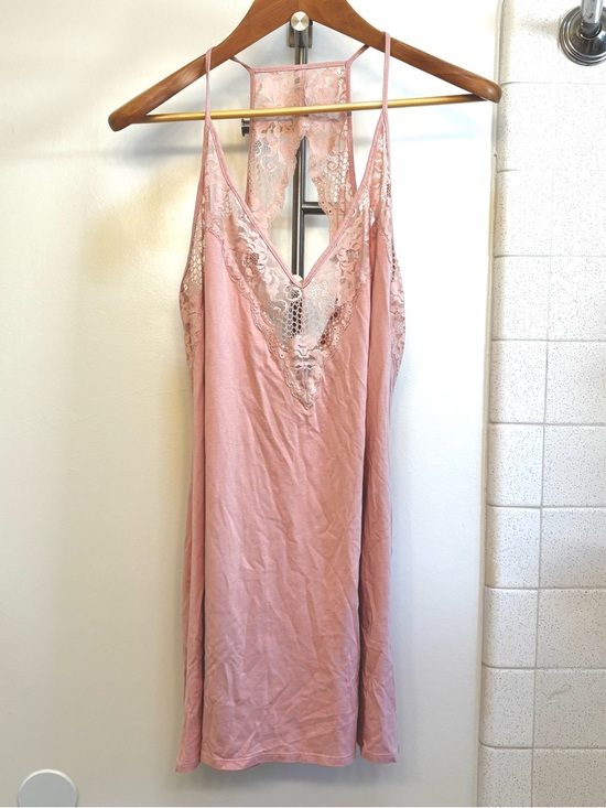 Flawed In Bloom by Jonquil Lace Festival Nightgown Lingerie Pink Size XL Cotton - Picture 2 of 9